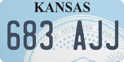 KS license plate 683AJJ