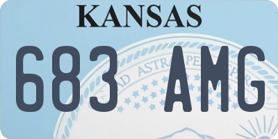 KS license plate 683AMG