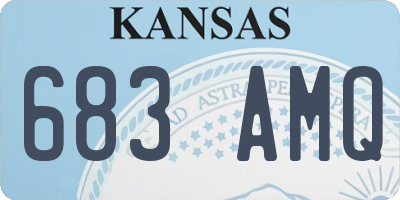 KS license plate 683AMQ