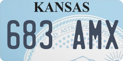 KS license plate 683AMX