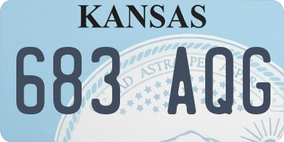 KS license plate 683AQG