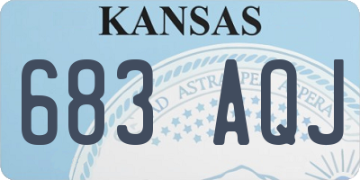 KS license plate 683AQJ