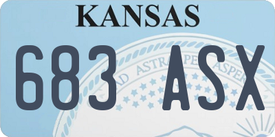 KS license plate 683ASX