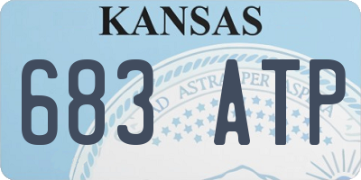 KS license plate 683ATP
