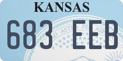 KS license plate 683EEB