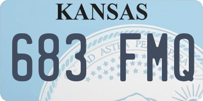 KS license plate 683FMQ