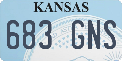 KS license plate 683GNS