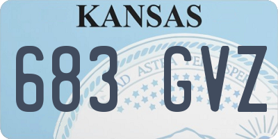 KS license plate 683GVZ