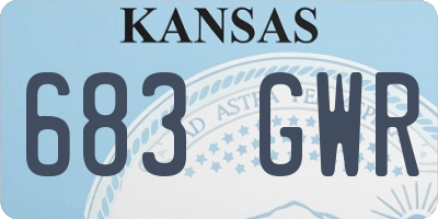 KS license plate 683GWR