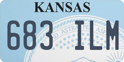 KS license plate 683ILM