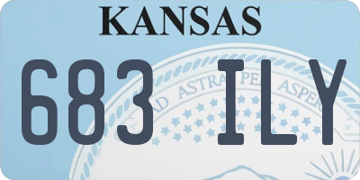 KS license plate 683ILY