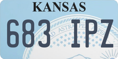 KS license plate 683IPZ