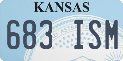 KS license plate 683ISM