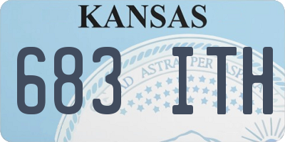 KS license plate 683ITH