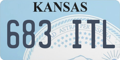 KS license plate 683ITL