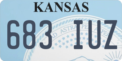KS license plate 683IUZ