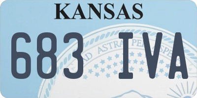 KS license plate 683IVA