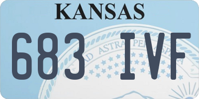 KS license plate 683IVF