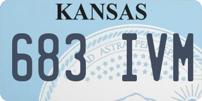 KS license plate 683IVM