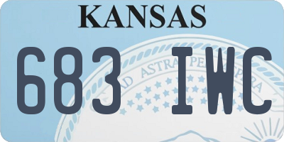 KS license plate 683IWC