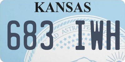 KS license plate 683IWH