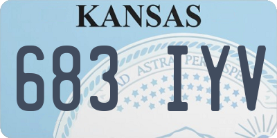 KS license plate 683IYV