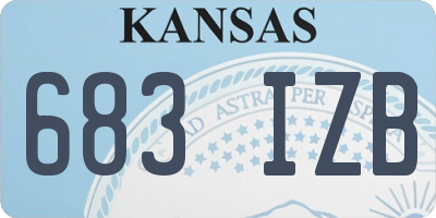 KS license plate 683IZB