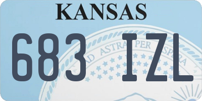 KS license plate 683IZL