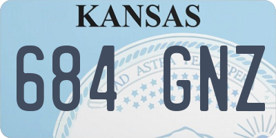 KS license plate 684GNZ