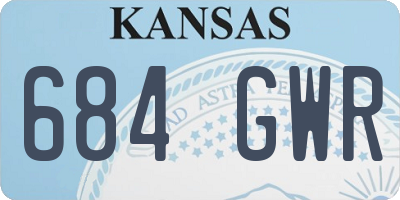 KS license plate 684GWR