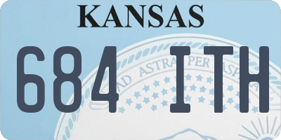 KS license plate 684ITH
