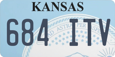 KS license plate 684ITV