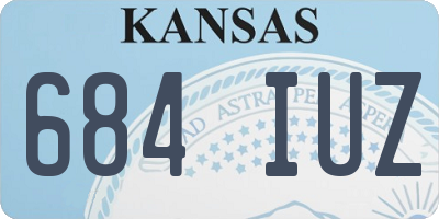 KS license plate 684IUZ