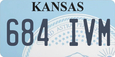 KS license plate 684IVM