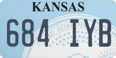KS license plate 684IYB