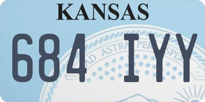 KS license plate 684IYY