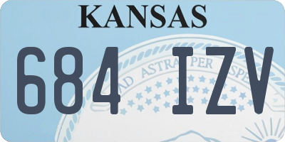 KS license plate 684IZV