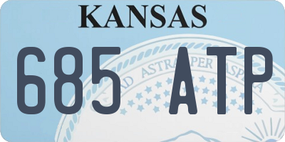 KS license plate 685ATP