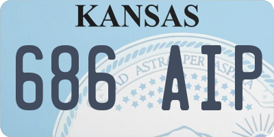 KS license plate 686AIP