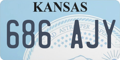 KS license plate 686AJY