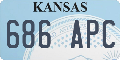 KS license plate 686APC