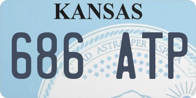 KS license plate 686ATP