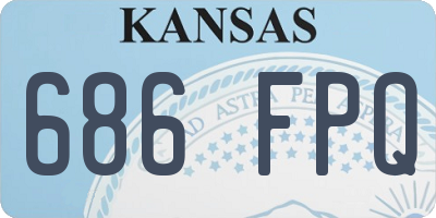 KS license plate 686FPQ