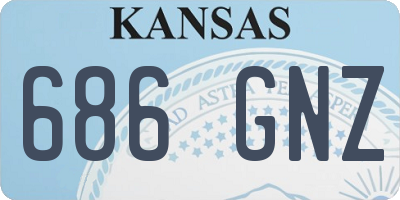 KS license plate 686GNZ