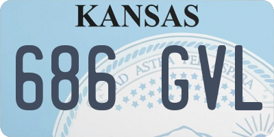 KS license plate 686GVL