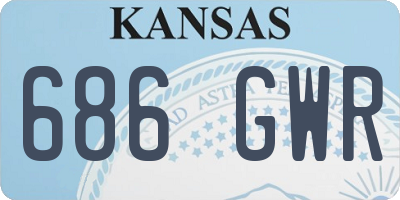 KS license plate 686GWR
