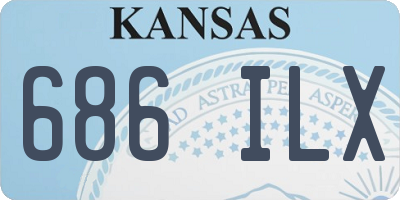 KS license plate 686ILX