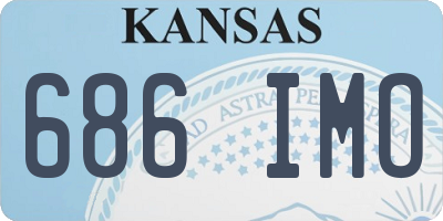 KS license plate 686IMO