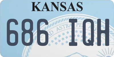 KS license plate 686IQH