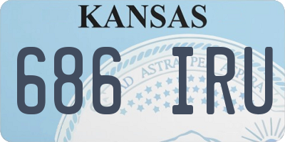 KS license plate 686IRU